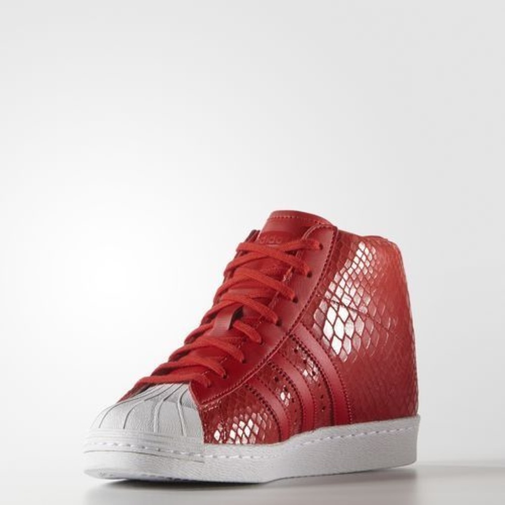 Adidas Originals Women's Superstar Up Red Sneakers S79380